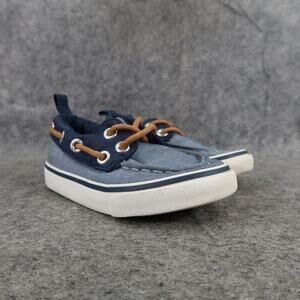 Old Navy Boat Shoes Baby Toddler Boys 6 Slip On Casual Chambray Nautical Preppy